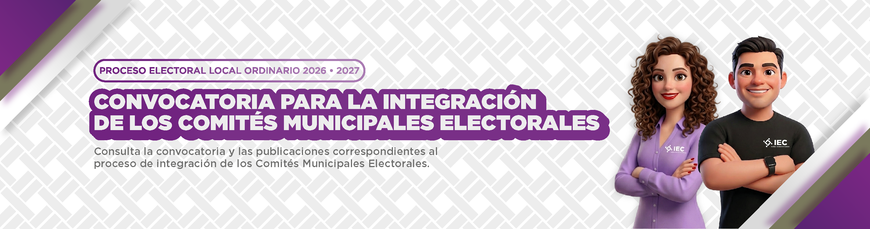 Convocatoria para los Comités Municipales Electorales 2026-2027