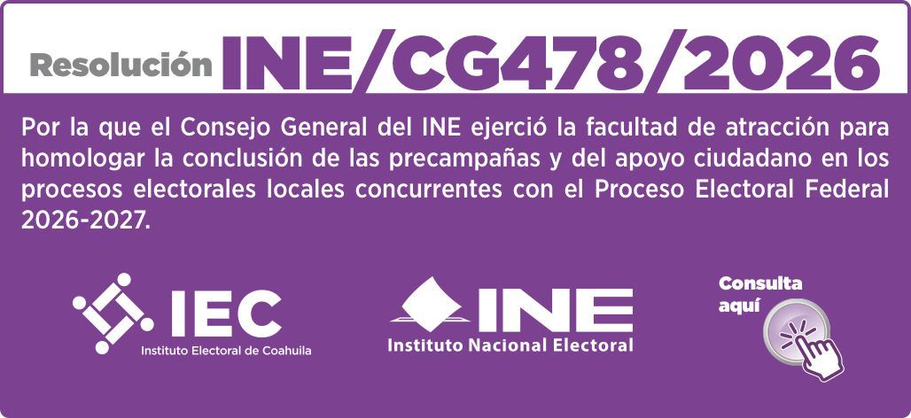 Banner Acuerdo INE CG478-2026.