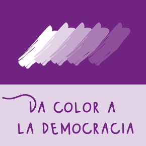 Da color a la democracia